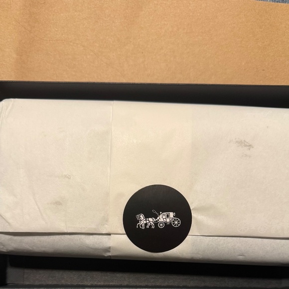 Coach 1941 long zip wallet- black- custom made, one of a kind.  -new in box - Picture 3 of 13